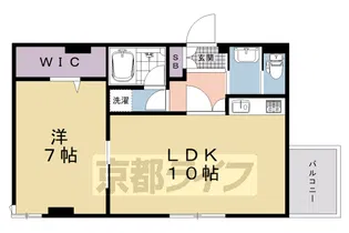 レヴィア北山【303号室】の間取り