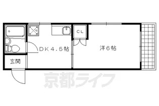 蔦ハイツ【303号室】の間取り
