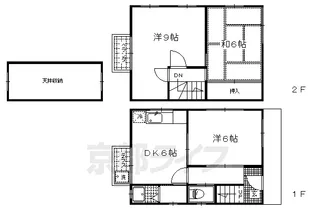 京都府京都市北区小山花ノ木町【一戸建】の間取り