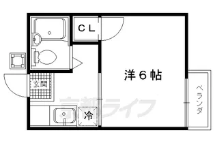 堀川ハイツ【205号室】の間取り
