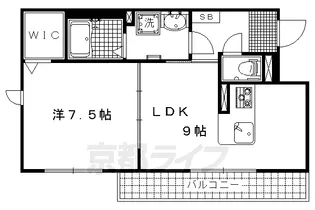 めぞん井筒【201号室】の間取り