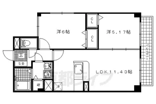 サン ワルツ【1階】の間取り