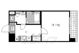 京都府京都市上京区南伊勢屋町【マンション】の間取り