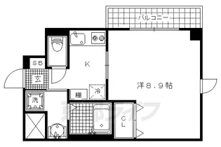 Alberi Fioriti【2階】の間取り