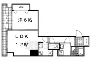 京都府京都市上京区西船橋町【マンション】の間取り