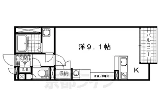 ミランダグランエスポワール【101号室】の間取り