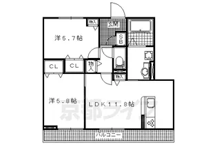 シャルマンコート アン【3階】の間取り