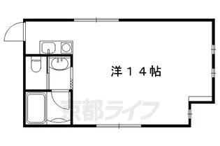天使EiGHT RooM【2-1B号室】の間取り