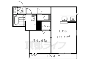 シャーメゾン アンジュ【301号室】の間取り