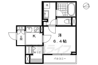 ミラージュ清水【1階】の間取り