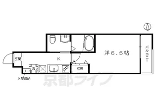 いろは梅小路【1階】の間取り