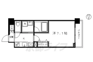 京都府京都市南区上鳥羽苗代町【マンション】の間取り
