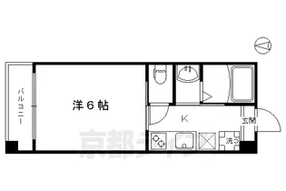 アクアフロント梅小路【5階】の間取り