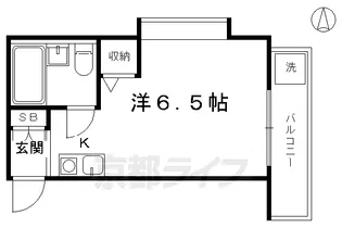 リバーパレス鴨川【1階】の間取り
