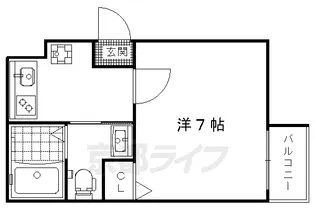 ドミール新白水丸【3階】の間取り