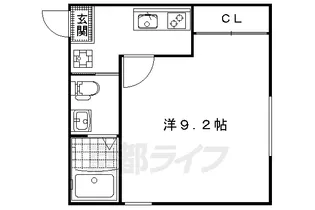 ドミール新白水丸【2階】の間取り