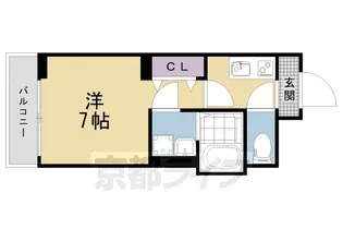 VineOakAgeha【106号室】の間取り