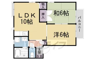 スリーパブリック【1階】の間取り