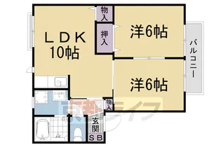 スリーパブリック【B105号室】の間取り