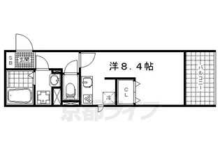 メゾン・ド・レーヴK【2階】の間取り