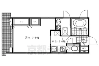 ピソ・シエテ洛西口【101号室】の間取り