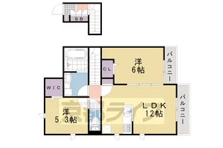 グレイス長岡京【2階】の間取り