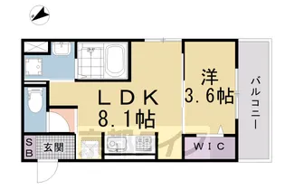 CozyCote上鳥羽【3階】の間取り