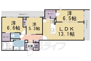 シャーメゾンGrace【306号室】の間取り