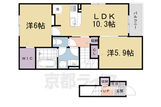 パン ヴィラージュ【2階】の間取り