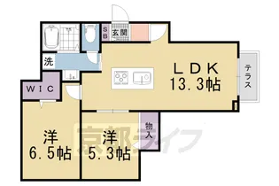レーベンハイム白金【103号室】の間取り