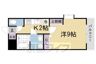 メゾン・コパン【1階】の間取り