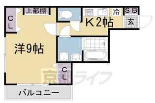 メゾン・マロン【3A号室】の間取り
