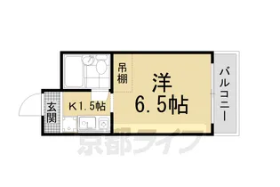 1Kの間取り画像