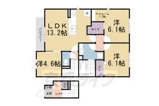 Villa Clair【2階】の間取り