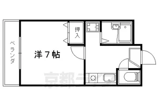 パルデンス洛東【101号室】の間取り