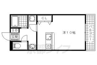 フェイム瀬田【102号室】の間取り