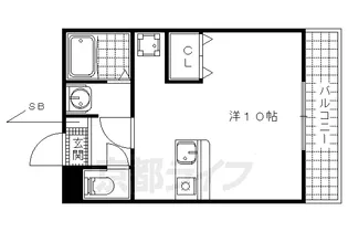 フェイム瀬田【208号室】の間取り