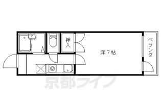 メゾン音羽【411号室】の間取り
