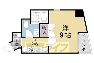 エスポワール椥辻【603号室】の間取り