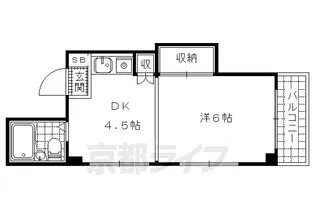 SAKIZO東野ビル【307号室】の間取り