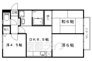 グランシャリオ C棟【1階】の間取り
