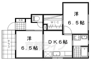 シャーメゾンアスト56【102号室】の間取り