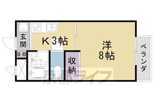 メゾン林Ⅱ【102号室】の間取り