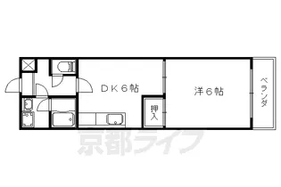 レジデンス青葉 大塚【502号室】の間取り