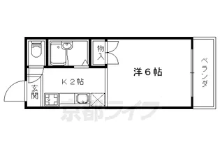 ブリックフォートアシハラ【4階】の間取り