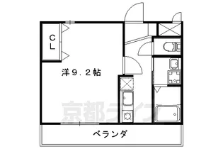 エレガンテ【203号室】の間取り