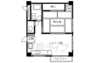カーサフレスコ【202号室】の間取り