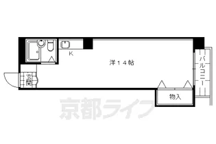 ラ・フォーレ堺町【3階】の間取り