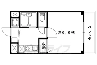 APT小野【201号室】の間取り