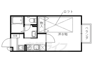 セジュール鴨土【2階】の間取り